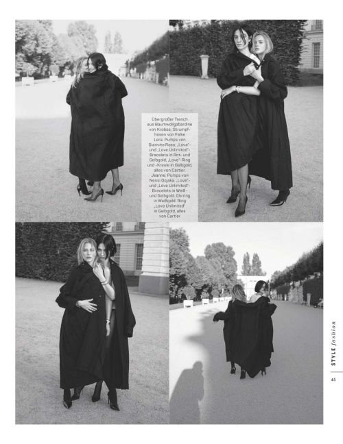 Jeanne Goursaud and Lera Abova in Gala Magazine, October 2025 3