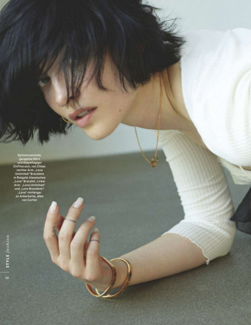 Jeanne Goursaud and Lera Abova in Gala Magazine, October 2025 8