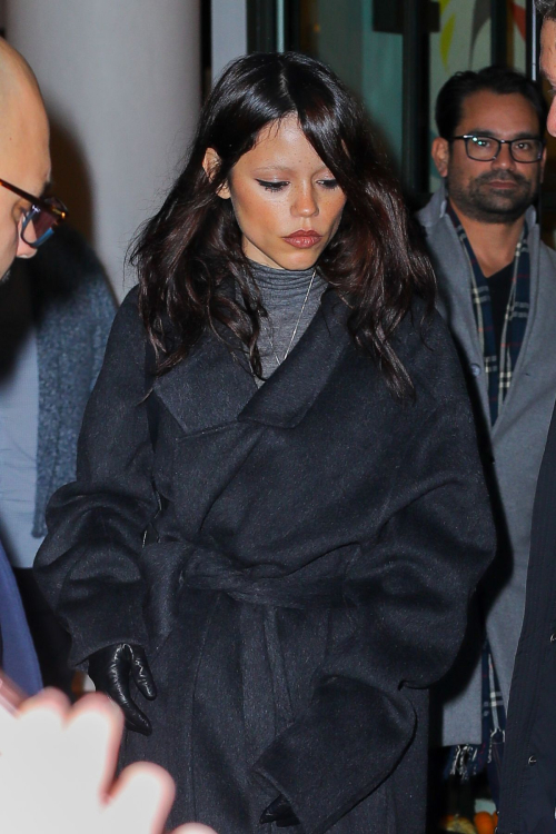 Jenna Ortega Arrives Wednesday SAG Nom Comm Whitby Hotel New York, November 2025