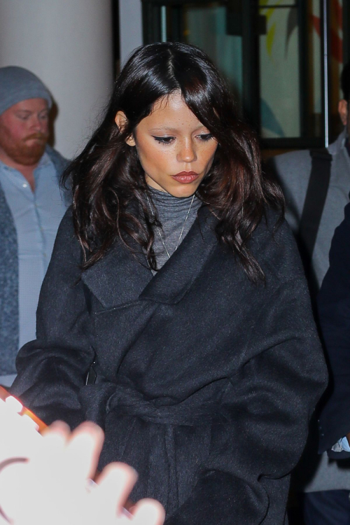 Jenna Ortega Arrives Wednesday SAG Nom Comm Whitby Hotel New York, November 2025 5