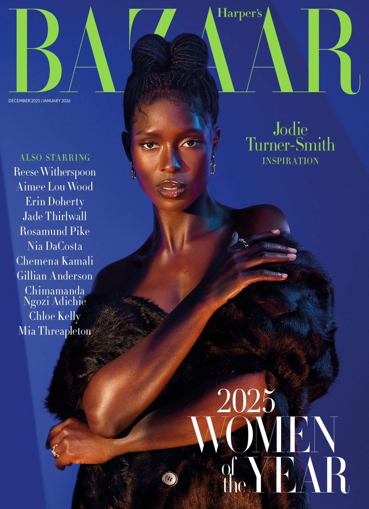 Jodie Turner-Smith for Harper’s Bazaar UK, December 2025