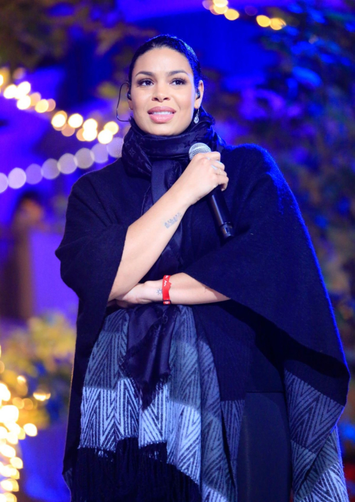 Jordin Sparks California Christmas at The Grove Los Angeles, November 2017 1