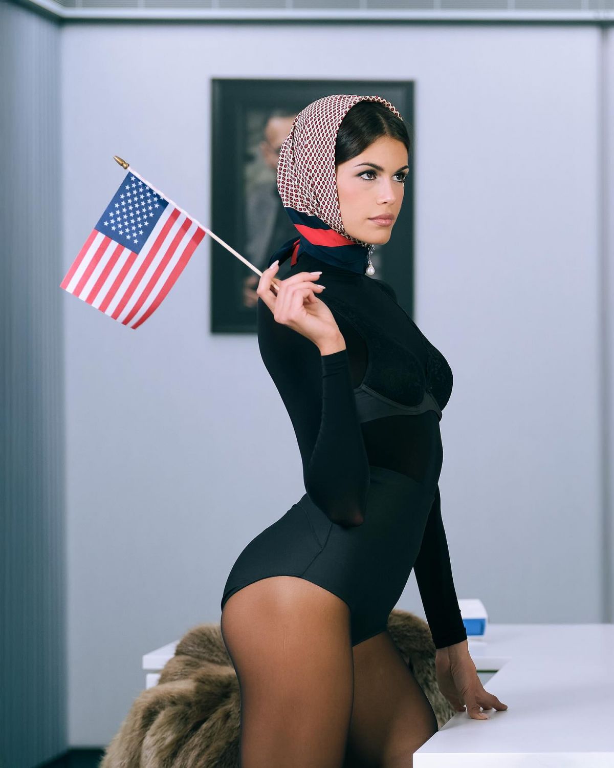 Kaia Gerber Vogue Portrait at Vas J Morgan Party, Oct 2025