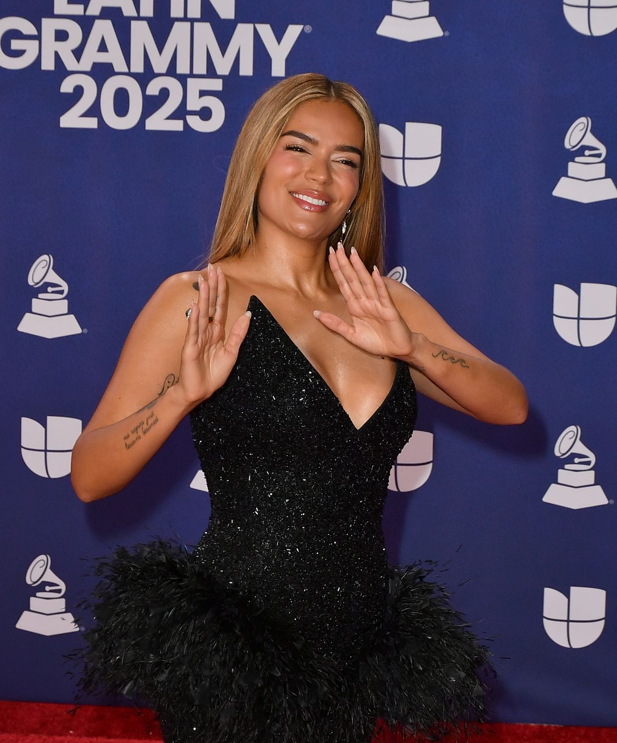 Karol G at 26th Latin Grammy Awards Las Vegas, November 2025