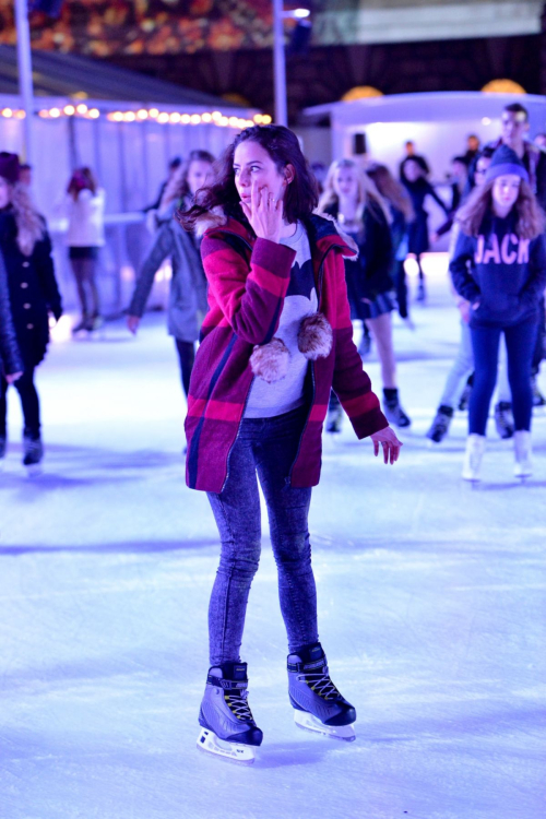 Kaya Scodelario Coach Skate Somerset House VIP Launch London, November 2013 1