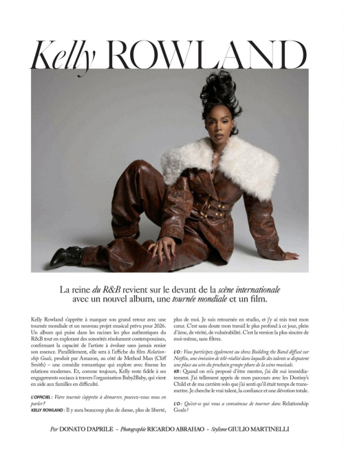 Kelly Rowland LOfficiel Paris, November 2025 6