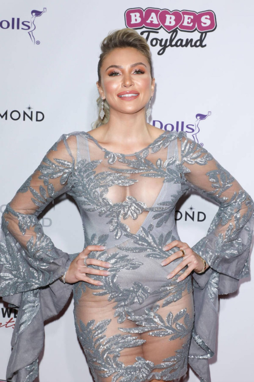 Khloe Terae at Babes in Toyland Charity Toy Drive LA, 2018