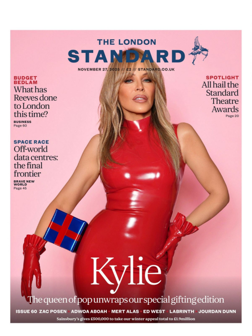 Kylie Minogue London Standard Magazine, November 2025