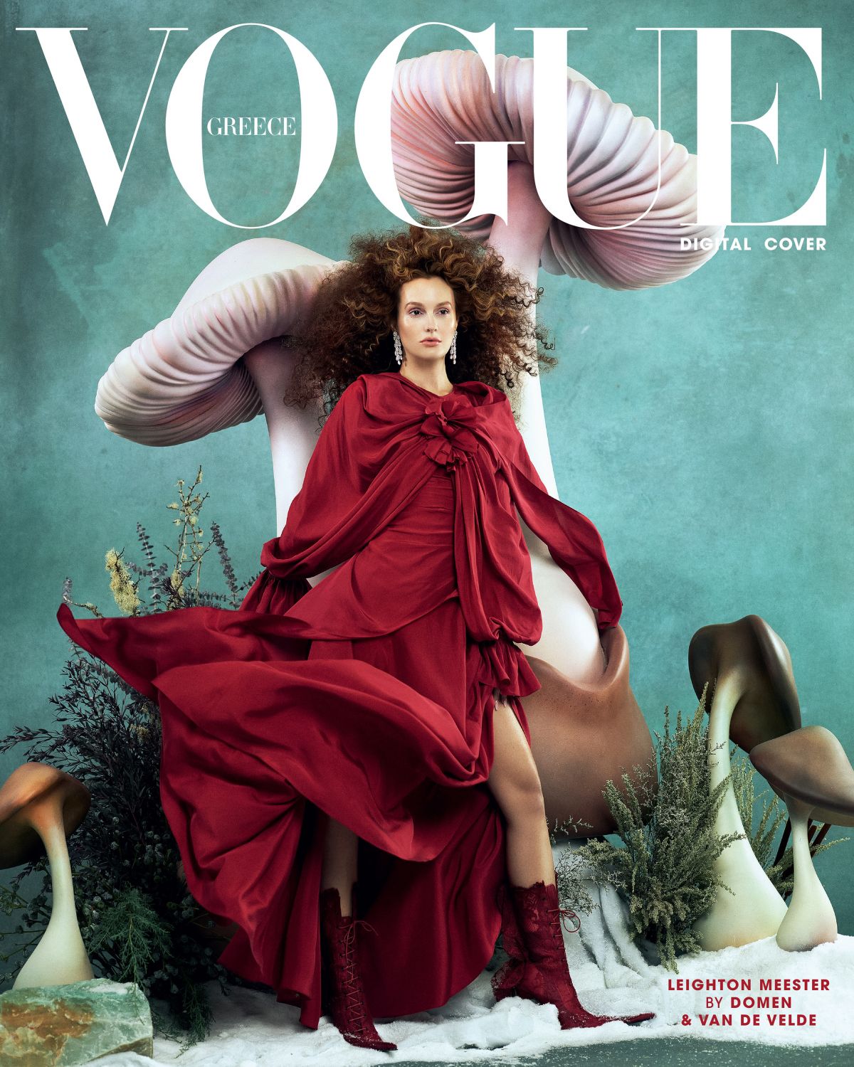 Leighton Meester Vogue Greece, December 2025
