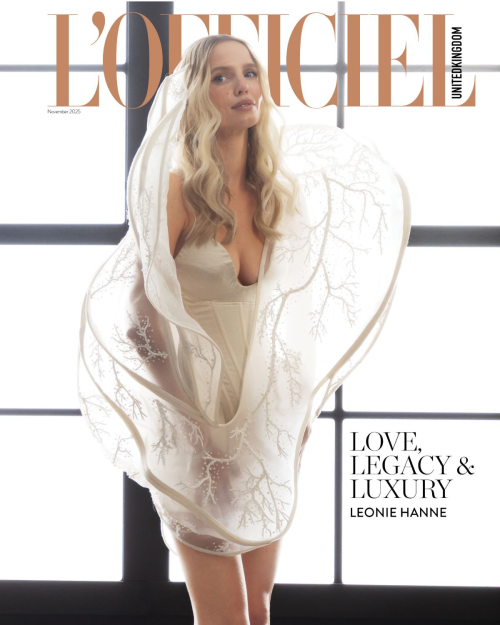 Leonie Hanne L’Officiel UK editorial, November 2025