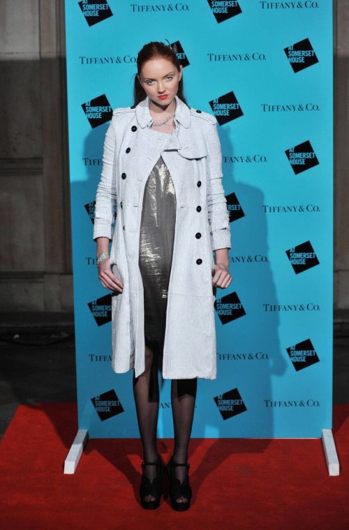 Lily Cole Tiffany Skate Somerset House VIP Opening London, November 2009 1