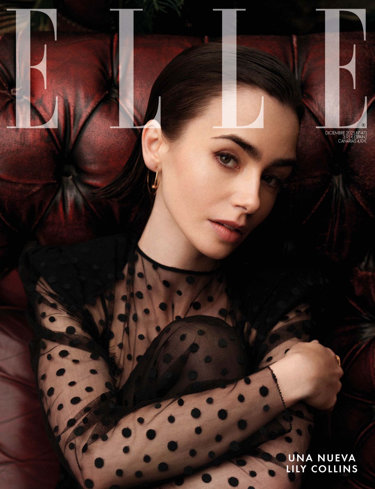 Lily Collins Elle Spain Feature, December 2025