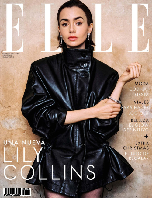 Lily Collins Elle Spain Feature, December 2025 1