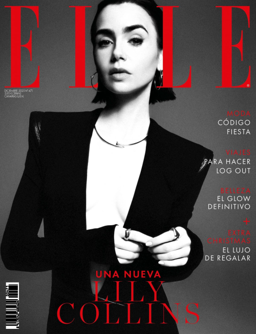 Lily Collins Elle Spain Feature, December 2025 2