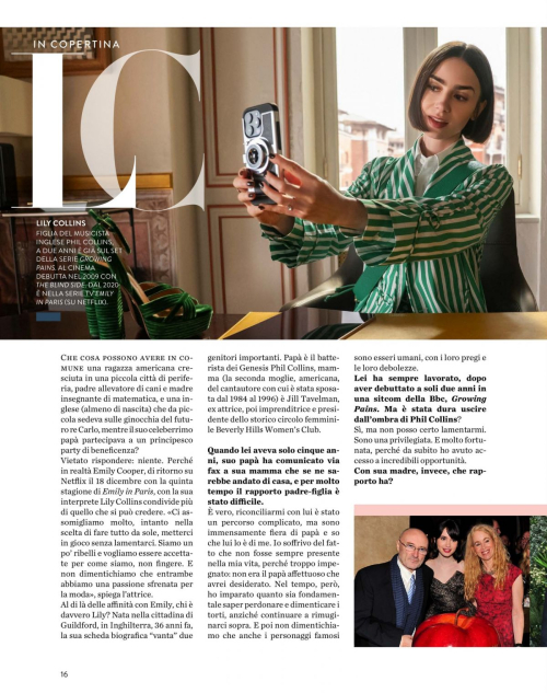 Lily Collins F Magazine, November 2025 3