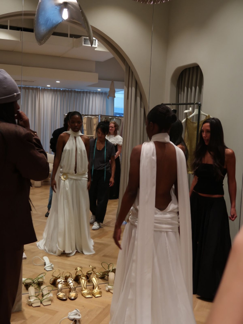 Lizzy Greene Jasmin Larian Ryan Destiny LACMA Photoshoot, Nov 2025 6