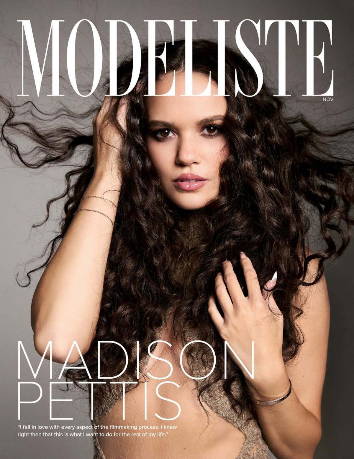 Madison Pettis Modeliste Magazine, November 2025