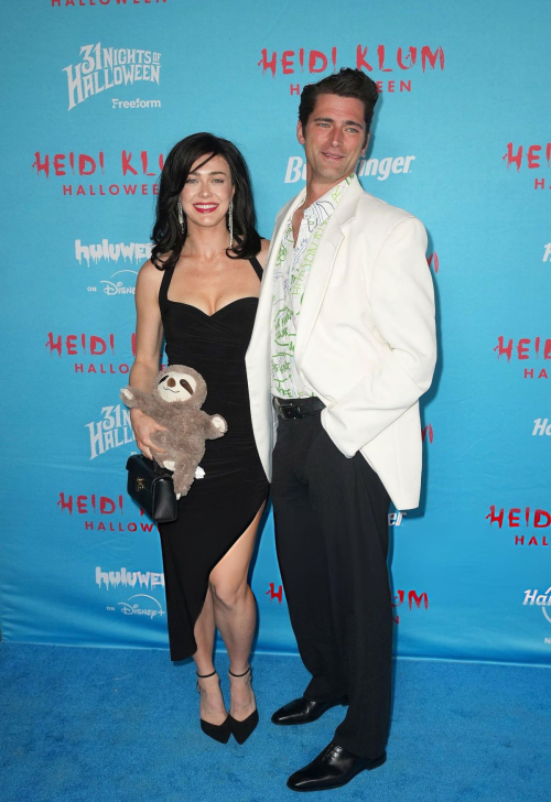 Melissa Roxburgh at Heidi Klum Halloween Party, October 2025 1