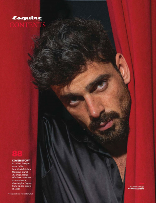 Michele Morrone Esquire India, November 2025 14