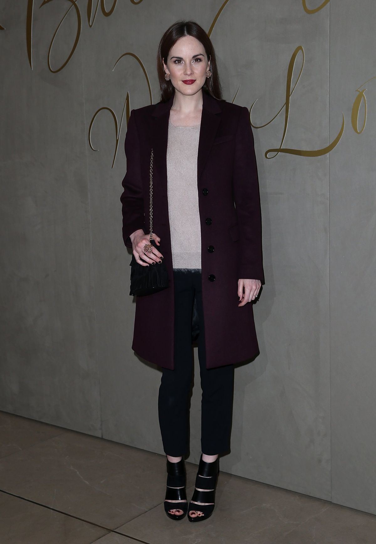 Michelle Dockery at Burberry Festive Film Premiere London, 2015