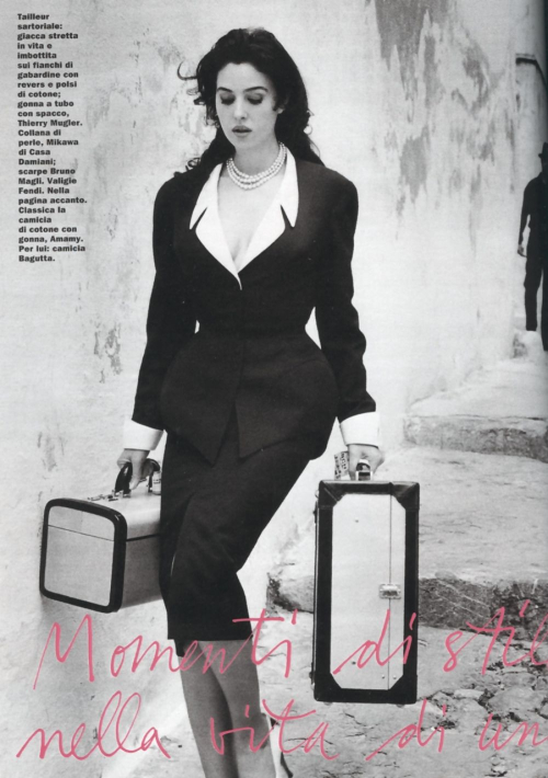 Monica Bellucci for Marie Claire Italy, May 1995