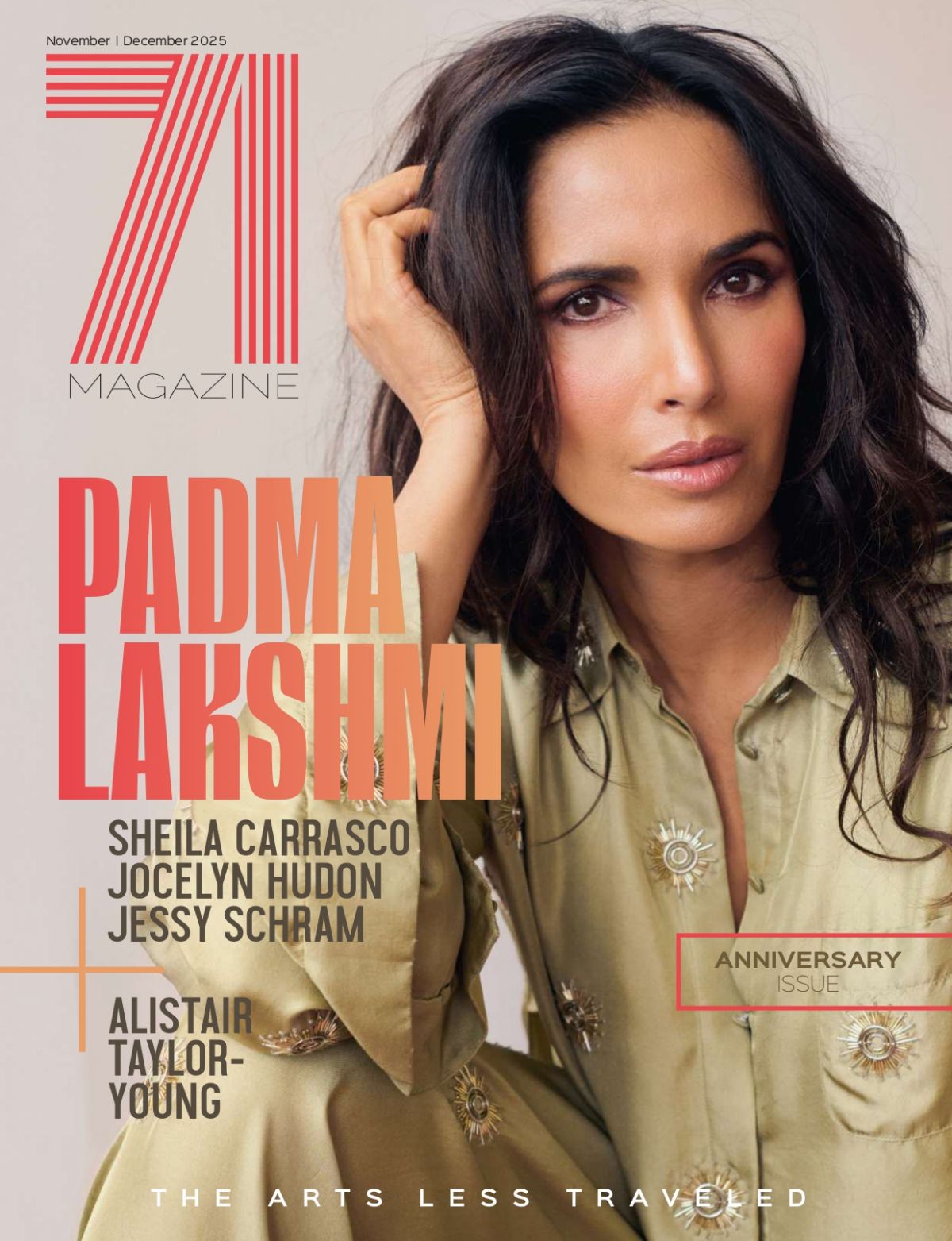 Padma Lakshmi in 71 Magazine, November 2025