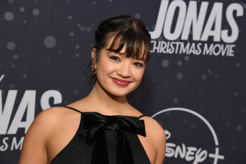Peyton Elizabeth Lee at A Very Jonas Christmas Premiere, Nov 2025 4