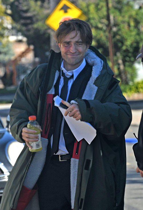 Robert Pattinson on set of Here Comes the Flood, November 2025 2