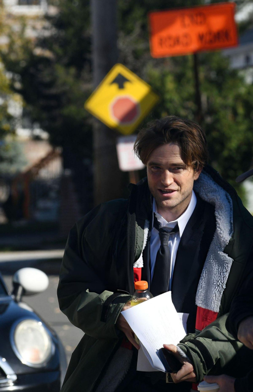 Robert Pattinson on set of Here Comes the Flood, November 2025 3