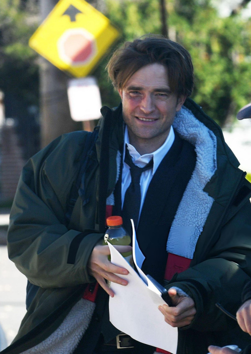 Robert Pattinson on set of Here Comes the Flood, November 2025 4