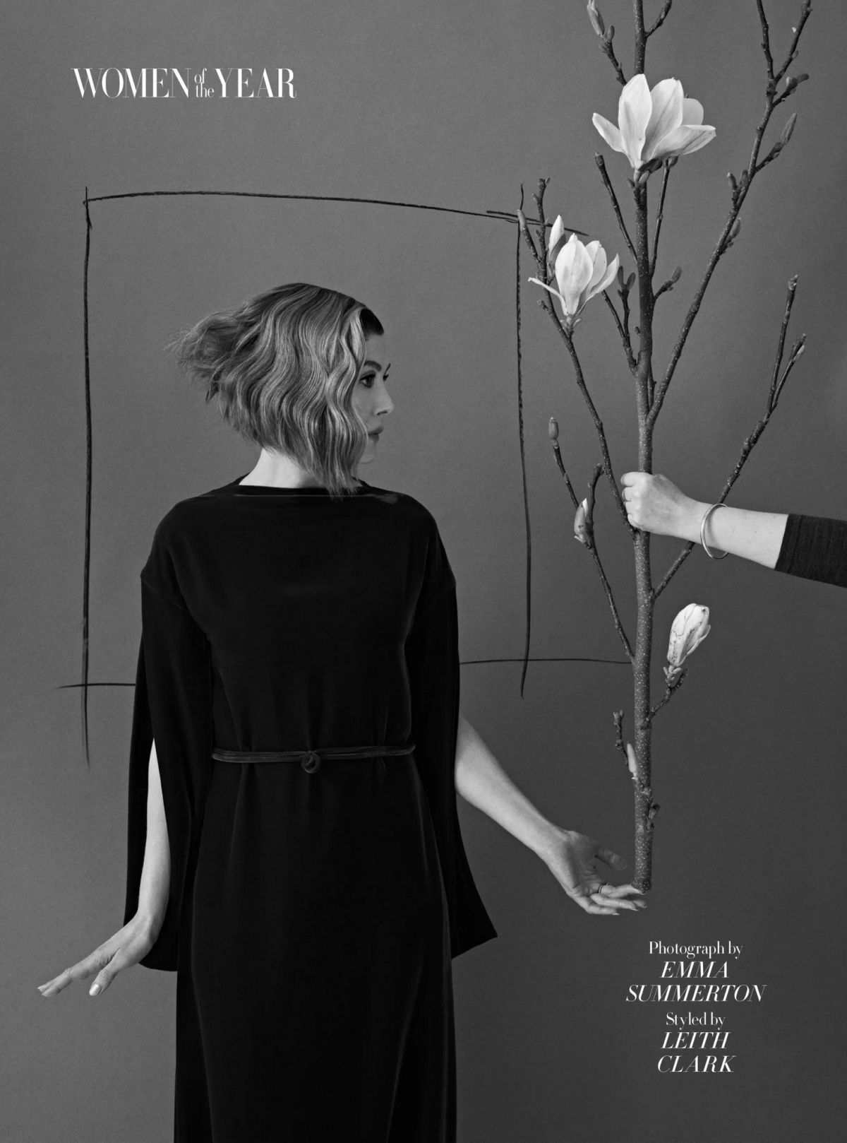 Rosamund Pike in Harper’s Bazaar UK, December 2025