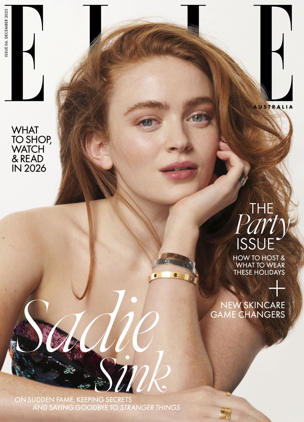 Sadie Sink Elle Australia, December 2025
