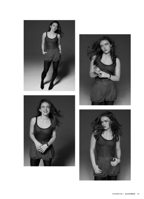 Sadie Sink Elle Australia Feature, December 2025 3