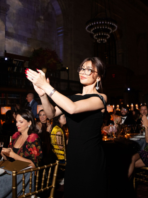 Sarah Hyland at 2025 Library Lions Gala New York Public Library, November 2025 1