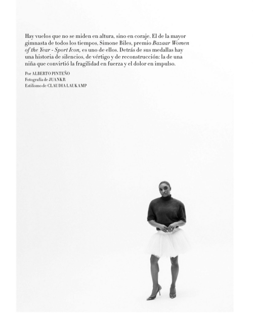 Simone Biles in Harpers Bazaar Spain, December 2025 9