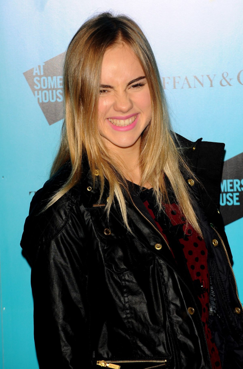 Suki Waterhouse and Cara Delevingne at Skate Somerset House London, November 2011 6