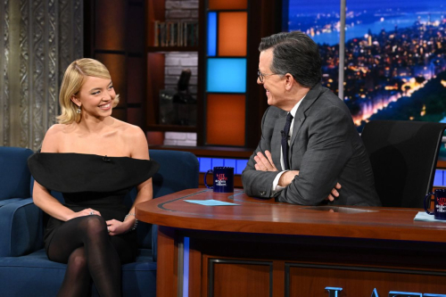 Sydney Sweeney at Late Show With Stephen Colbert, November 2025 1