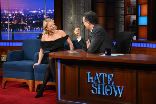 Sydney Sweeney at Late Show With Stephen Colbert, November 2025 2