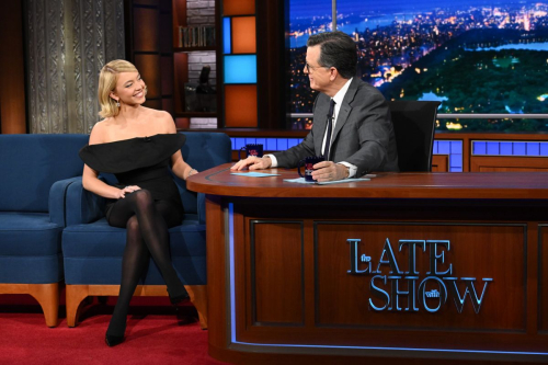 Sydney Sweeney at Late Show With Stephen Colbert, November 2025 3