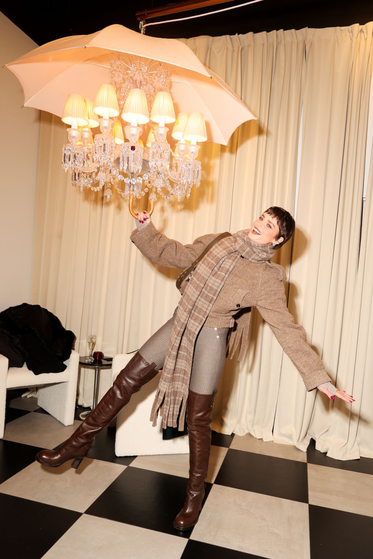 Taylor Hill at Bloomingdales Holiday Window NYC, 2025