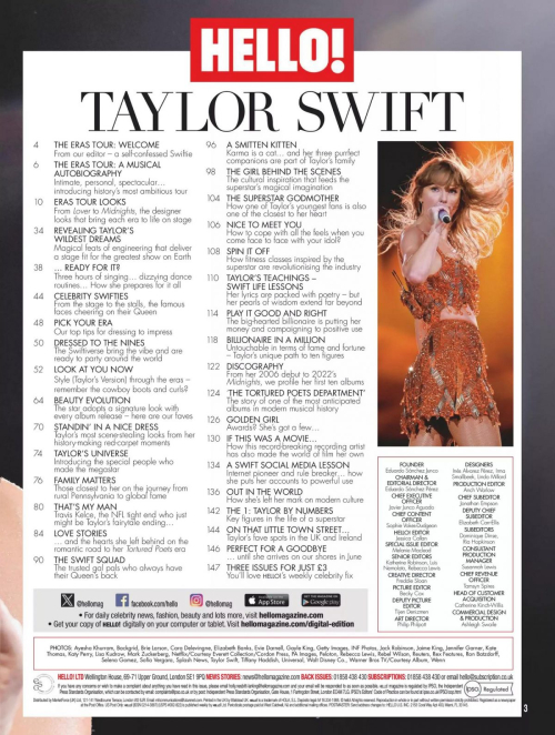 Taylor Swift Hello! Magazine Icon Series Ultimate Eras Tour 2025 145