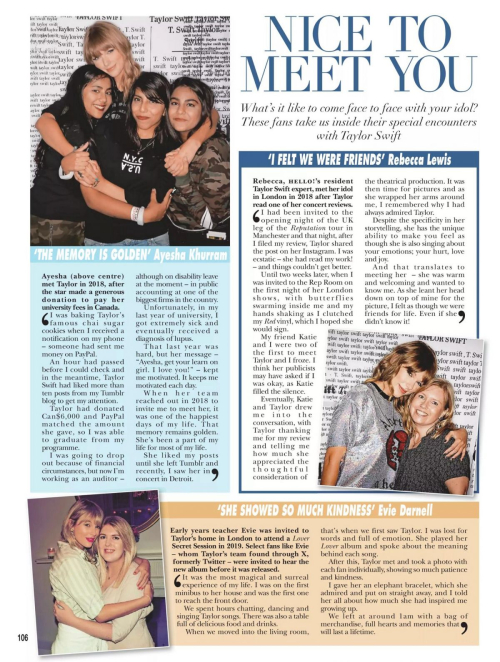 Taylor Swift Hello! Magazine Icon Series Ultimate Eras Tour 2025 49