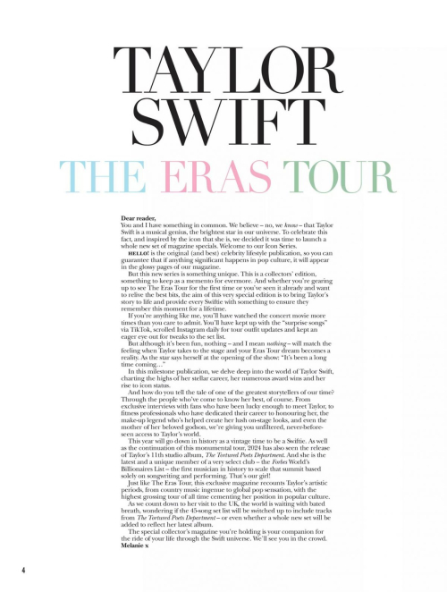 Taylor Swift Hello! Magazine Icon Series Ultimate Eras Tour 2025 7