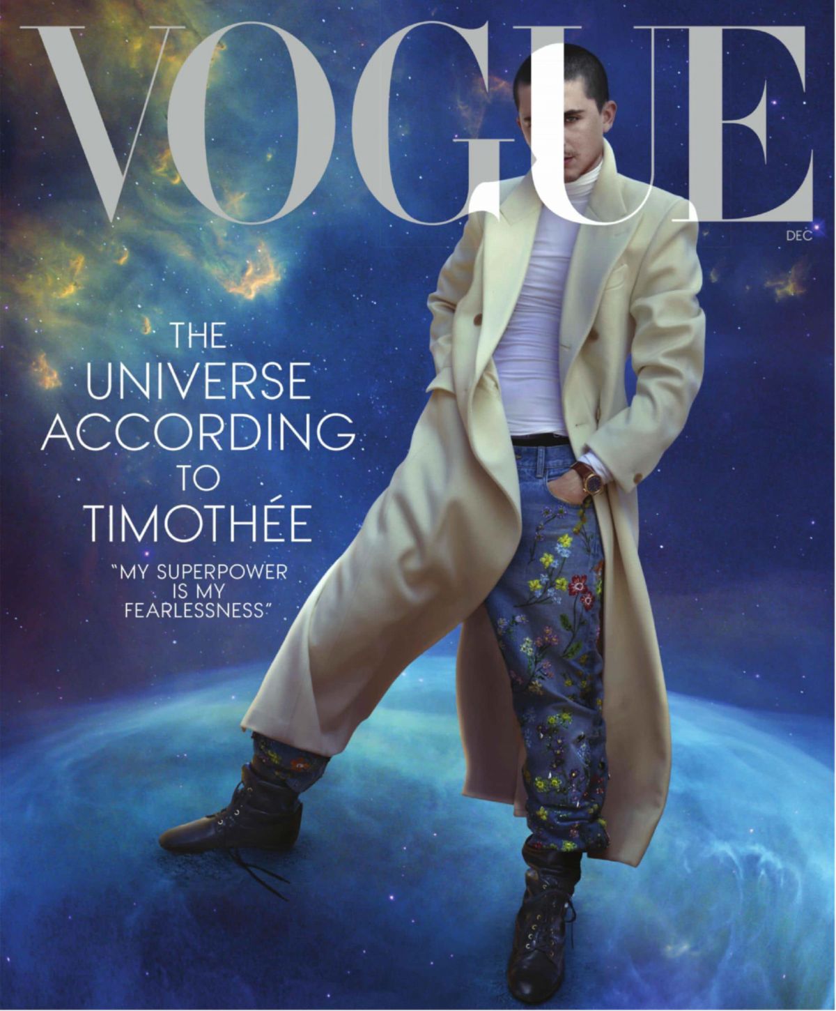 Timothee Chalamet Vogue US Magazine, December 2025