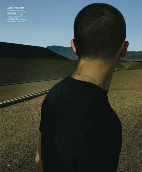 Timothee Chalamet Vogue US Magazine, December 2025 9