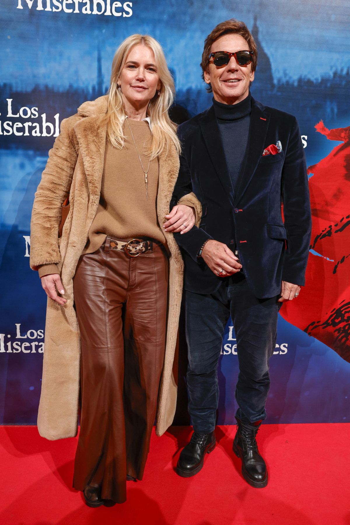 Valeria Mazza at Los Miserables Madrid Photocall, November 2025