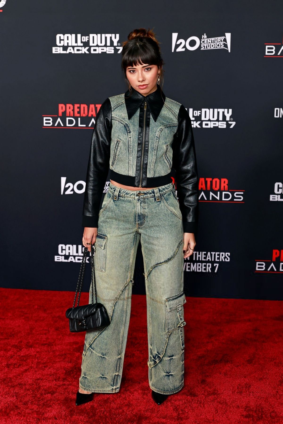 Xochitl Gomez at Predator Badlands Premiere Hollywood, Nov 2025