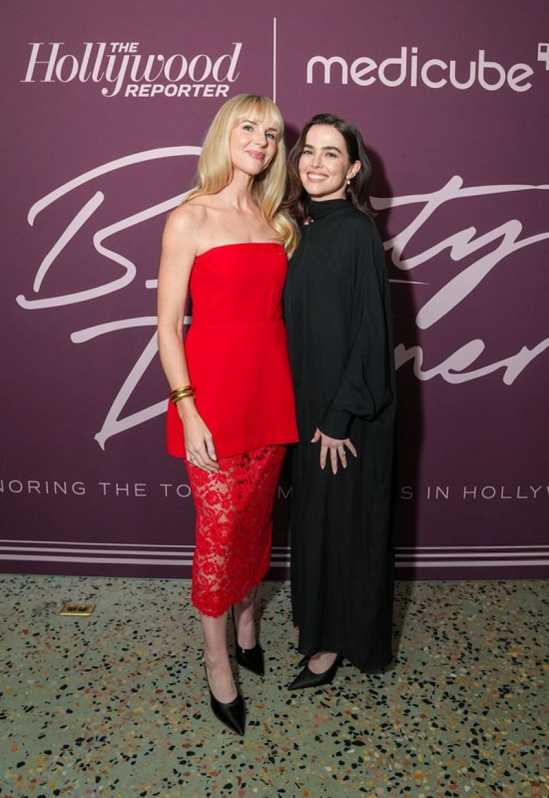 Zoey Deutch at Hollywood Reporter Medicube Beauty Dinner, 2025