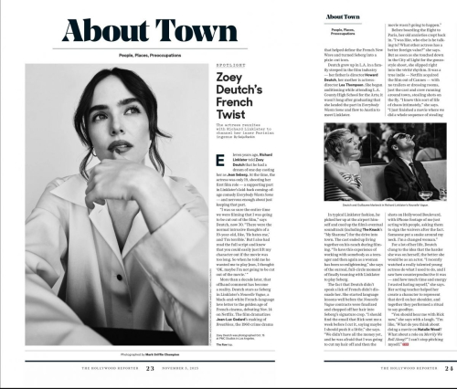 Zoey Deutch in The Hollywood Reporter, November 2025 1