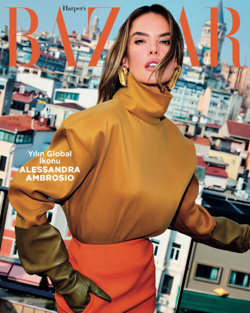 Alessandra Ambrosio for Harper’s Bazaar Turkey, December 2025